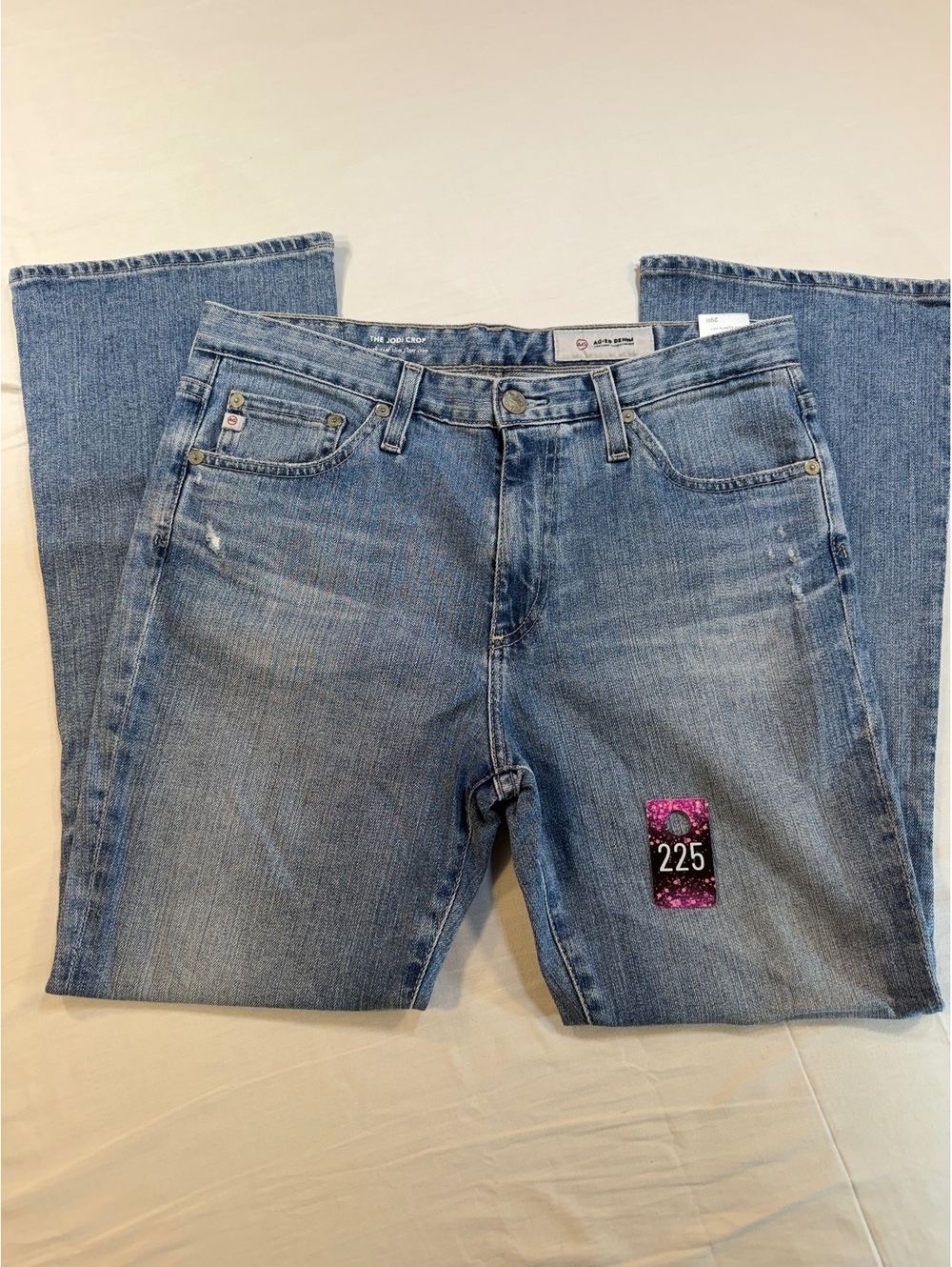 AG The Jodi Crop High Rise Slim Flare Crop Jeans Size 29R